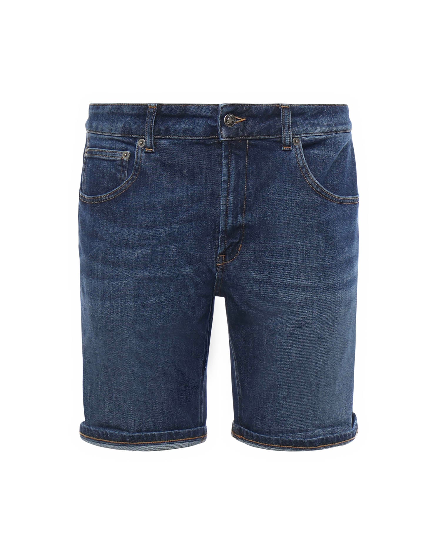 Dondup Shorts Blue Cotton