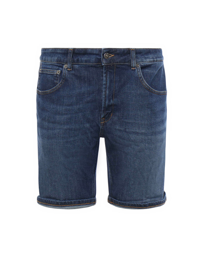 Dondup Shorts Blue Cotton