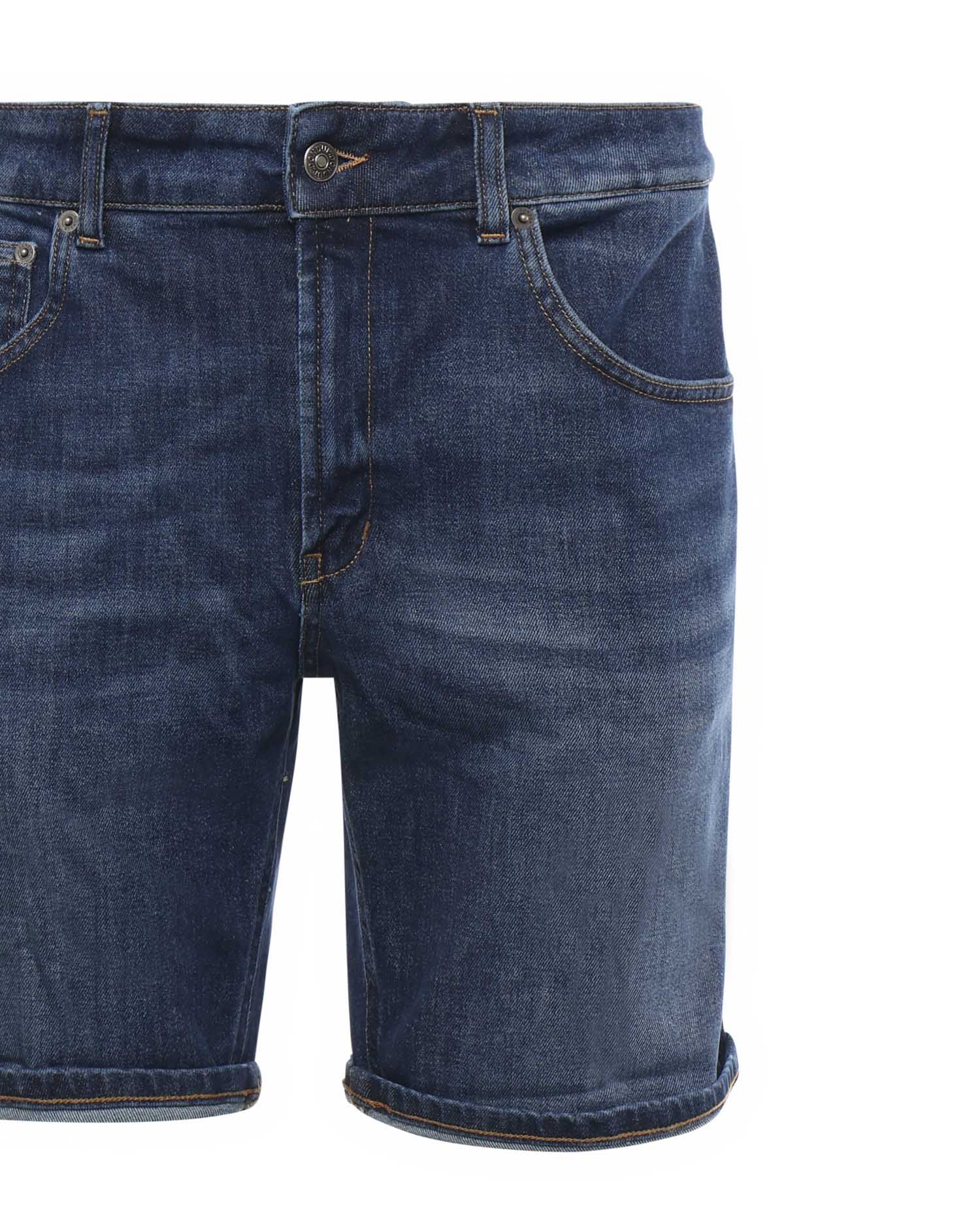 Dondup Shorts Blue Cotton