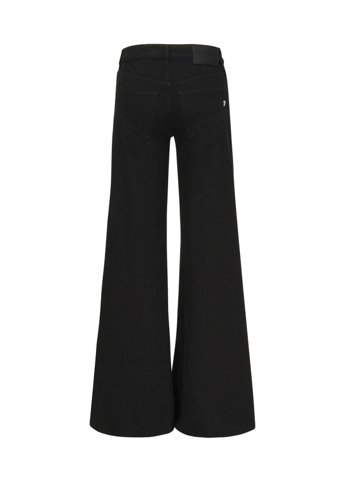 Dondup Jeans Black Cotton Lyocell