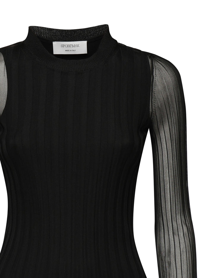 Sportmax Top Black Polyamide
