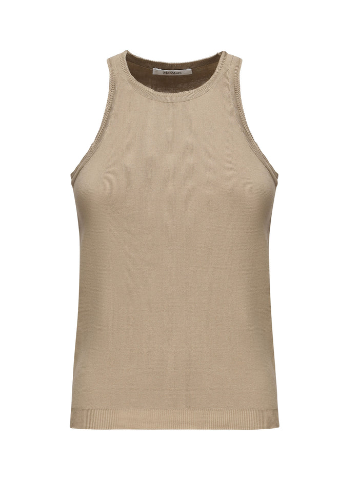 Max Mara Top Beige Cotton