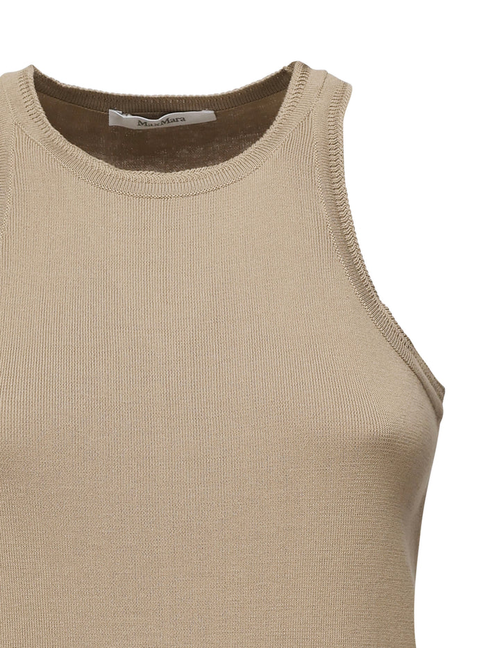 Max Mara Top Beige Cotton