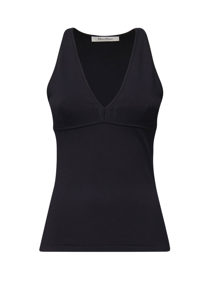 Max Mara Top Black Viscose