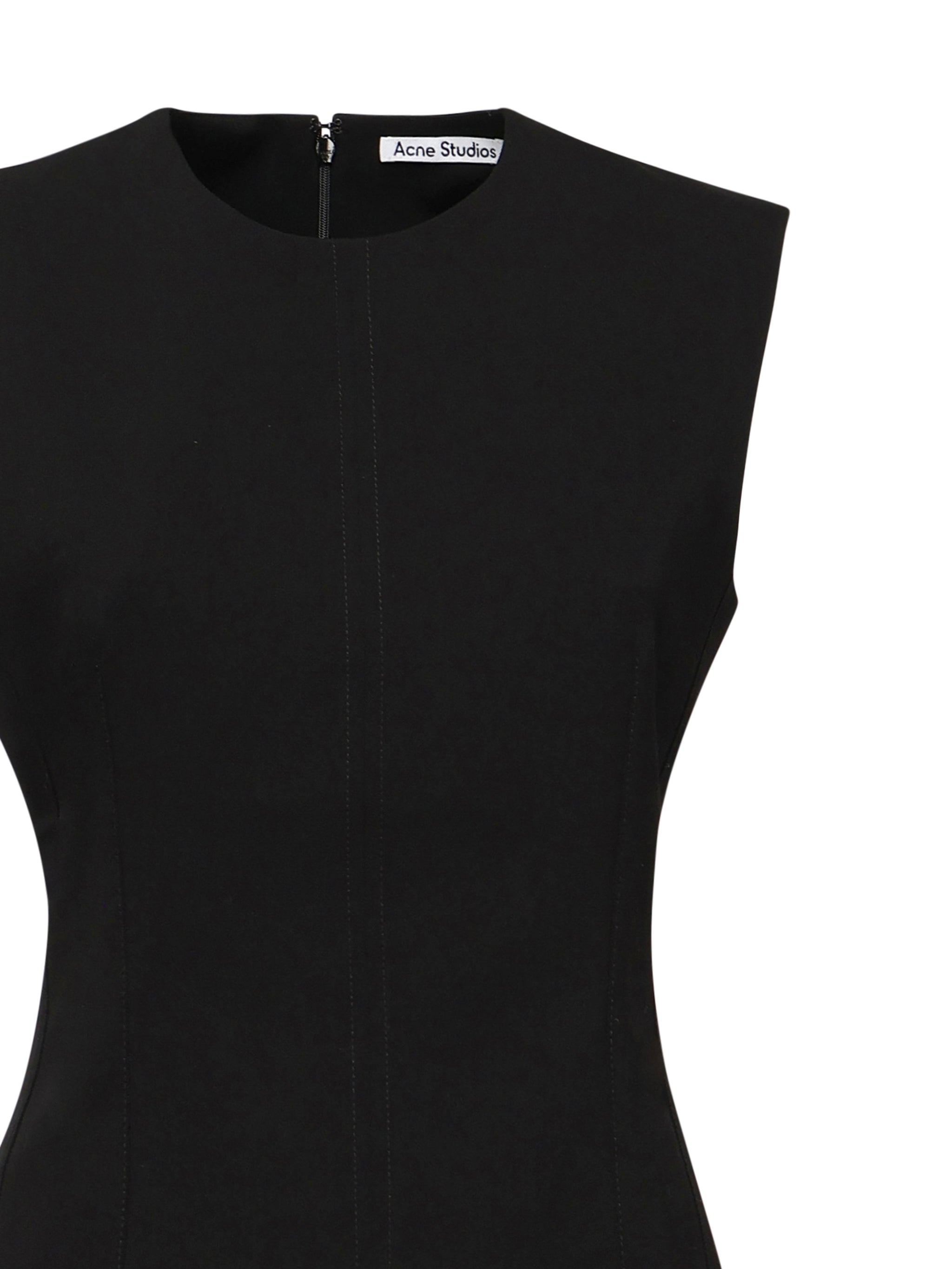 Acne Studios Dresses Black Shell: Polyester