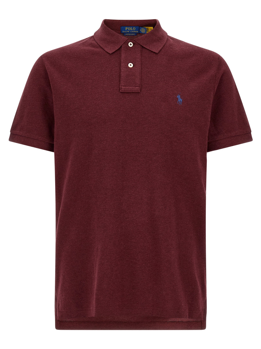 Polo Ralph Lauren Cotton Piqué Polo — Burgundy