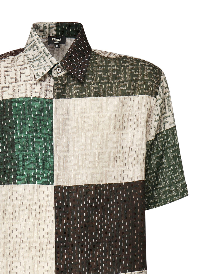 Fendi Shirts Red Linen