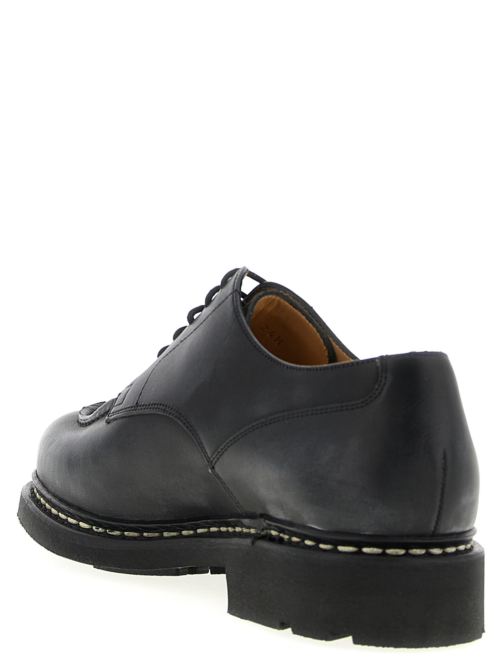 Chambord derby shoes Black Calfskin Leather (bos Taurus) Lace Up