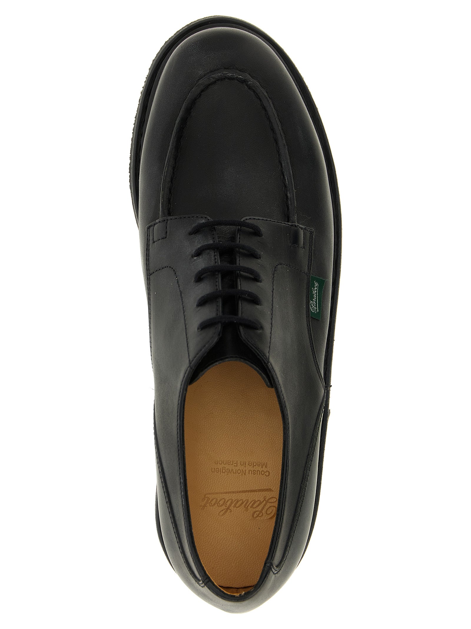 Chambord derby shoes Black Calfskin Leather (bos Taurus) Lace Up