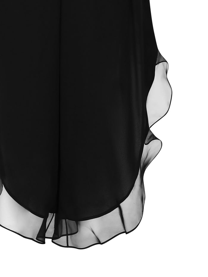 Valentino Garavani Skirts Black Silk