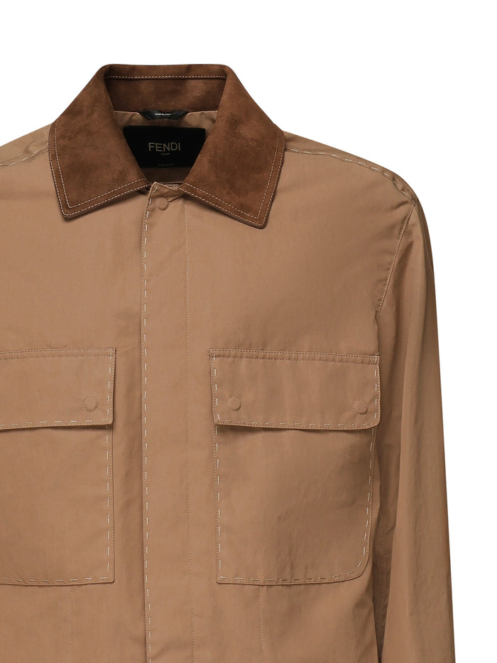 Fendi Jackets Brown Cotone