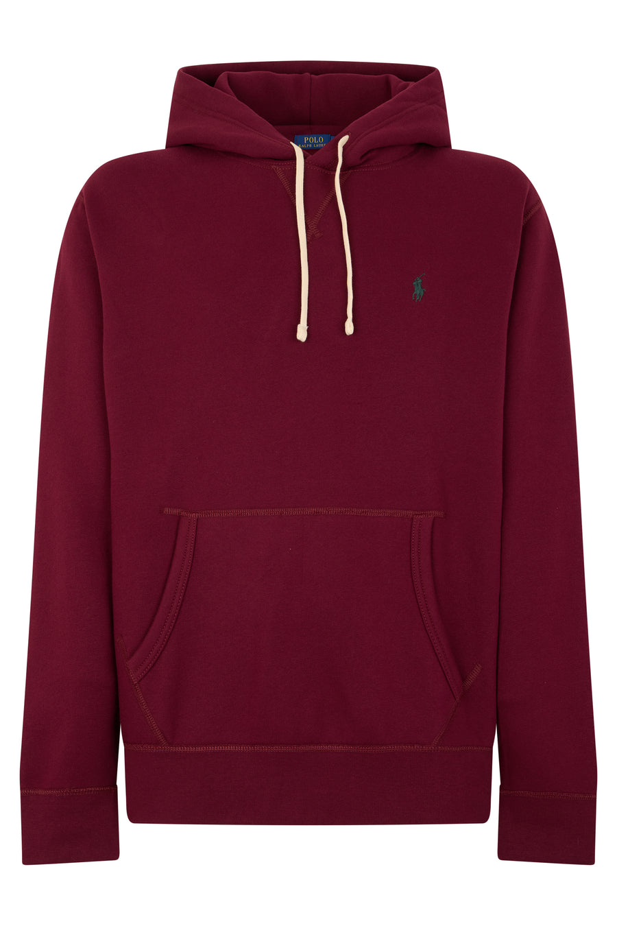 Hooded Sweatshirt Classic Wine Cotton Jumpers