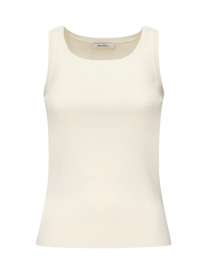 Max Mara Top White Viscose