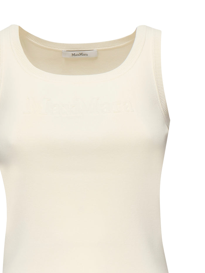 Max Mara Top White Viscose