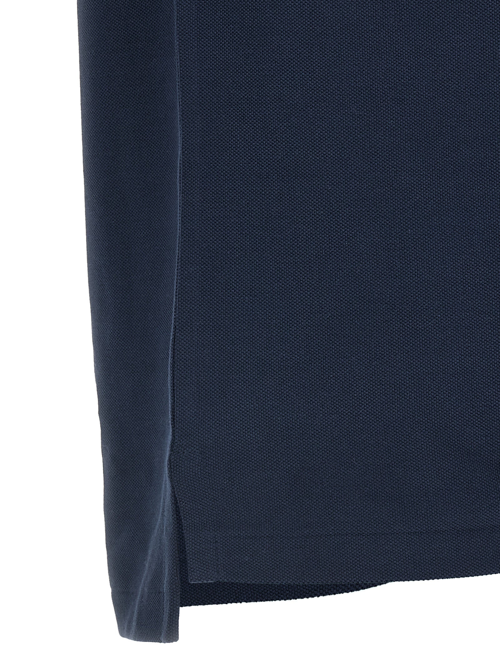 Logo embroidery polo shirt Blue Cotton