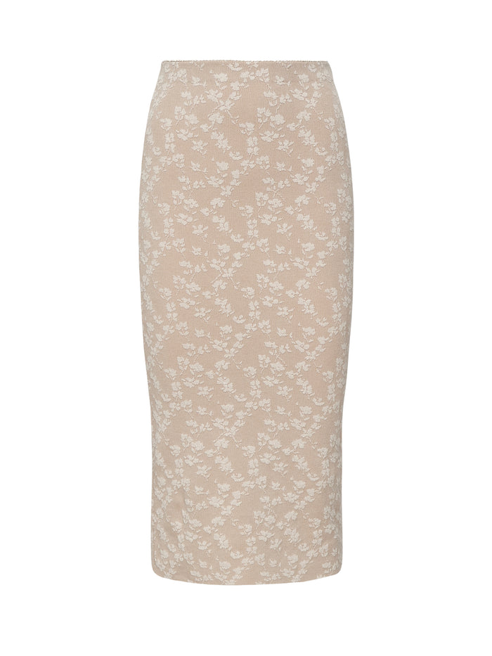 Fendi Skirts Beige, White Cotton