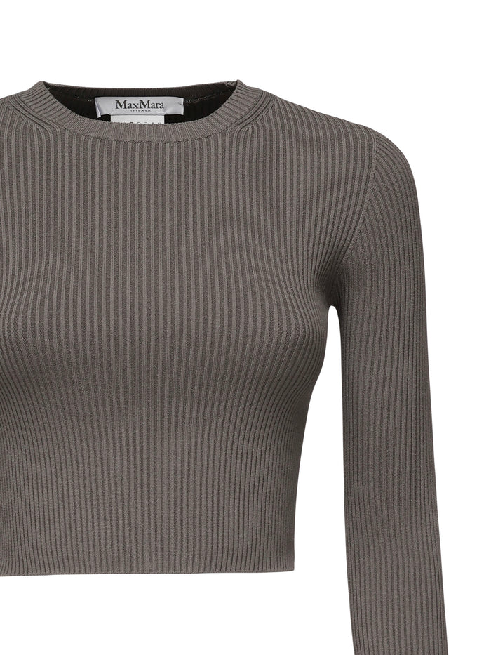 Max Mara Sweaters Grey Viscose
