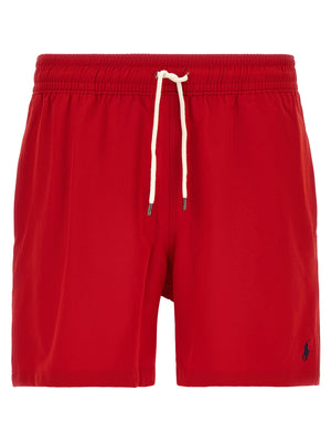 Polo Ralph Lauren Traveler Swim Shorts — Red