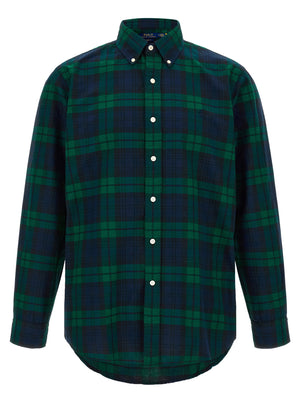 Polo Ralph Lauren Tartan Cotton Shirt — Green