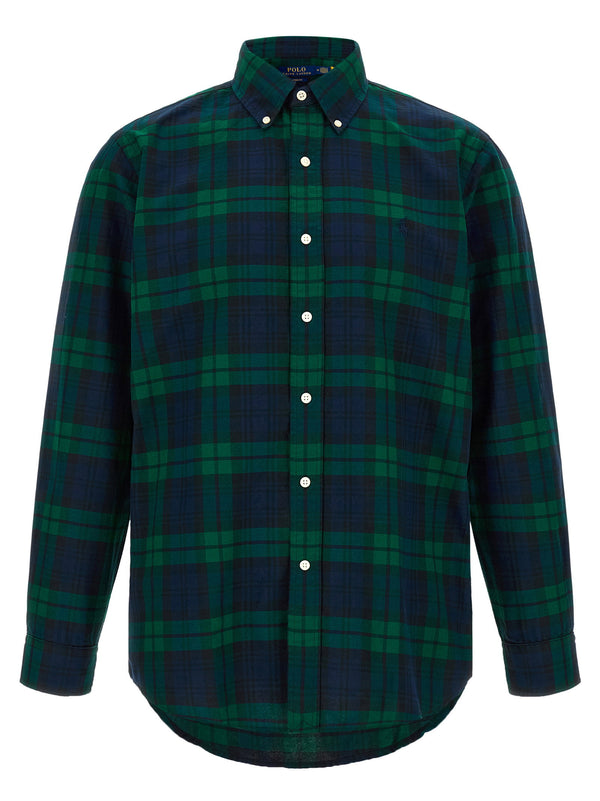 Polo Ralph Lauren Tartan Cotton Shirt — Green