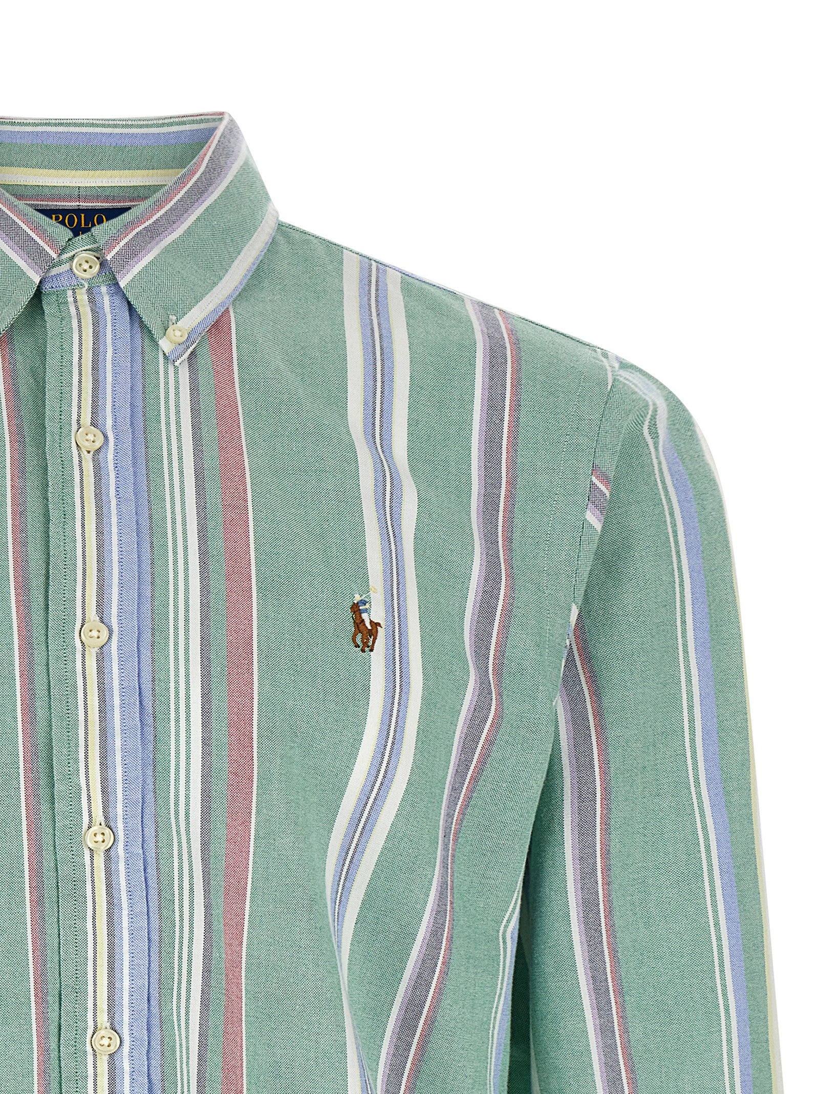 Oxford striped shirt Multicolor Cotton Shirt, Blouse