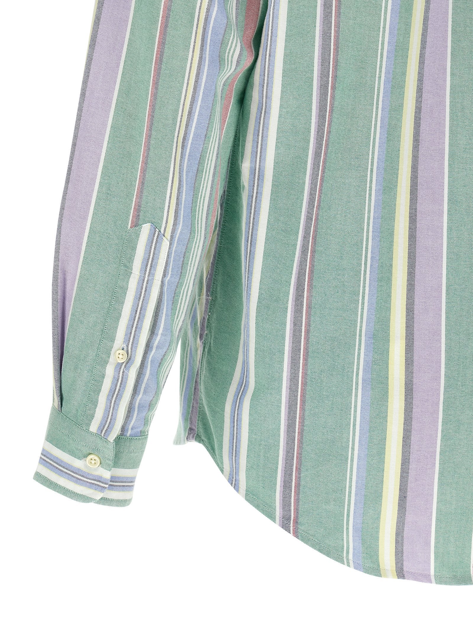 Oxford striped shirt Multicolor Cotton Shirt, Blouse