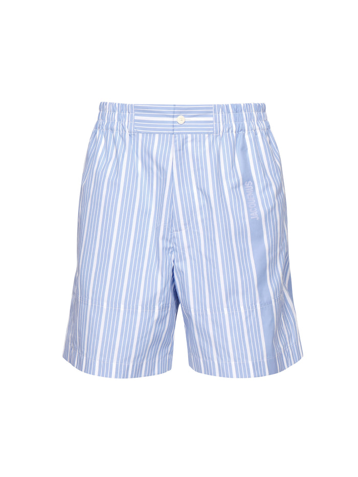 Jacquemus Shorts Blue Coton