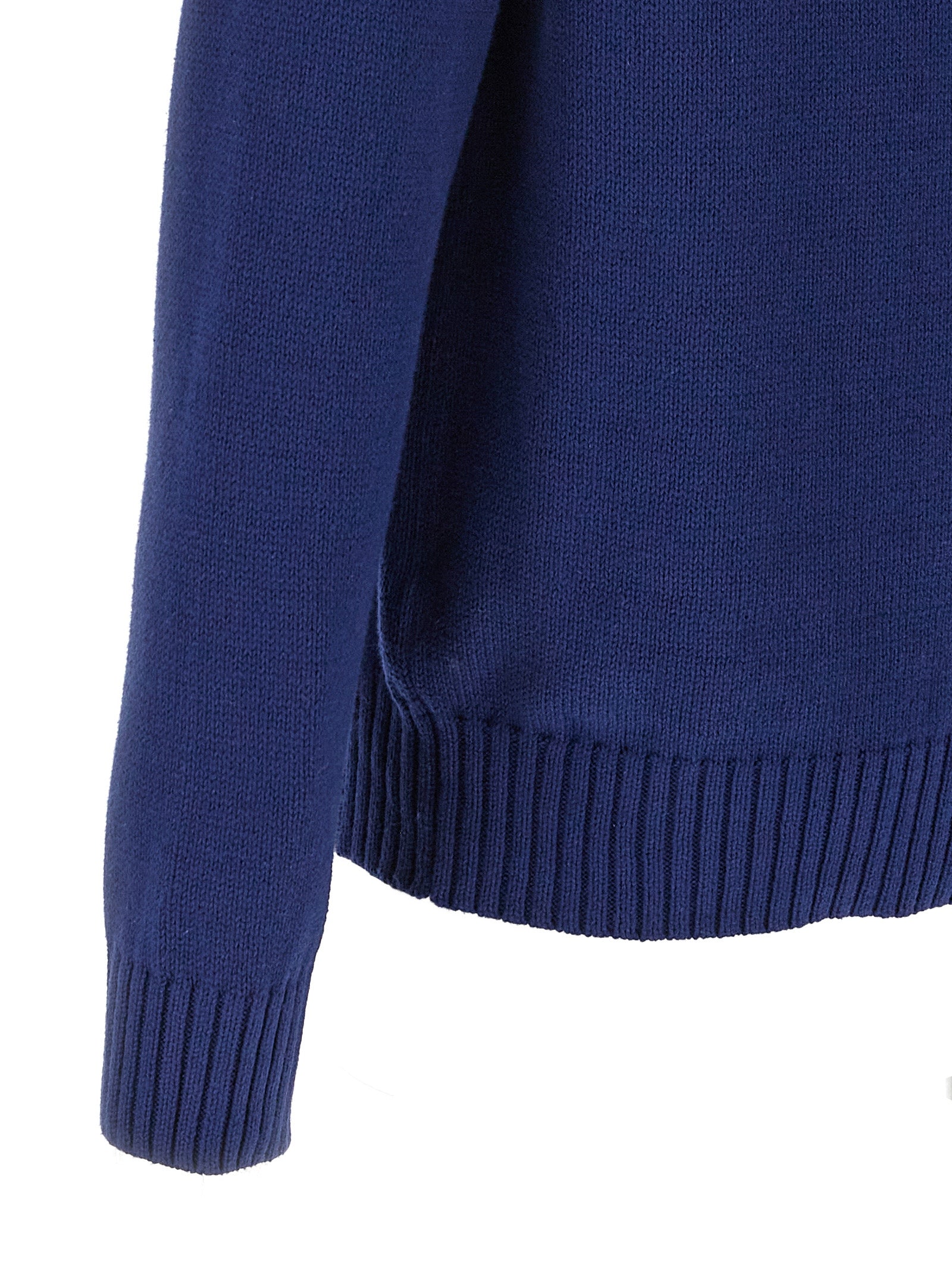 Polo Bear sweater Blue Cotton Sweater, Cardigans