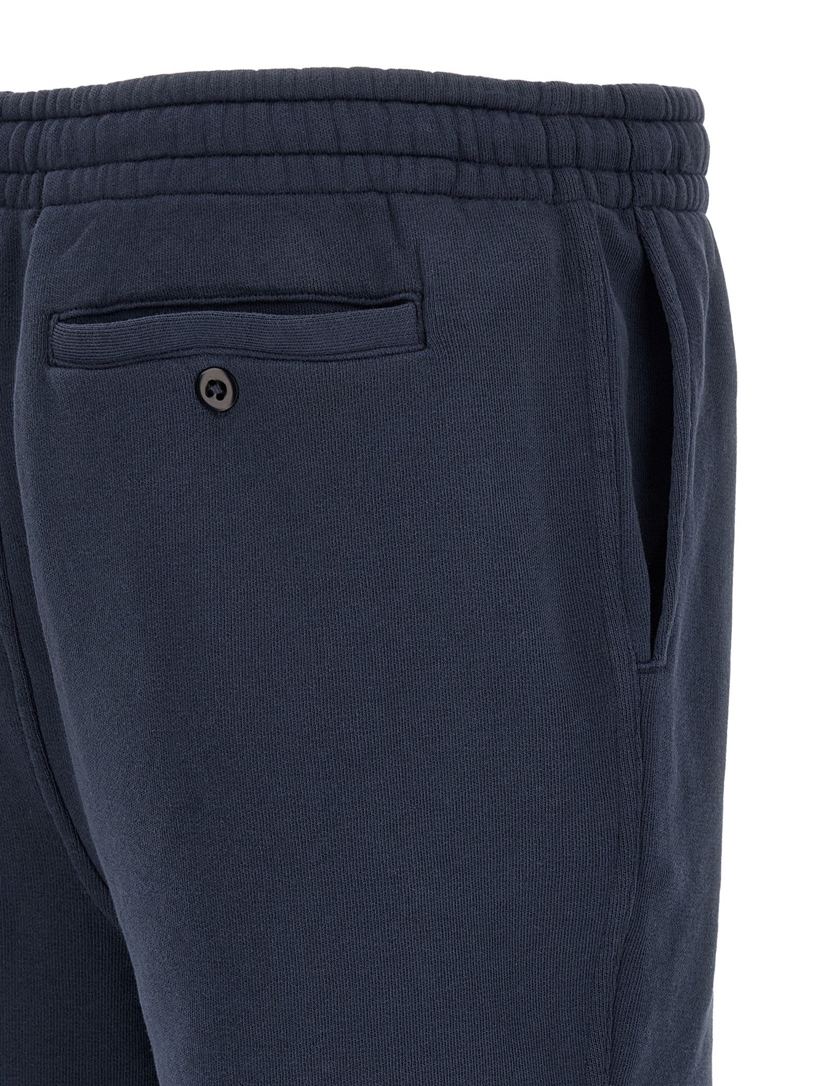 Cotton Terry Bermuda Shorts Blue Bermuda
