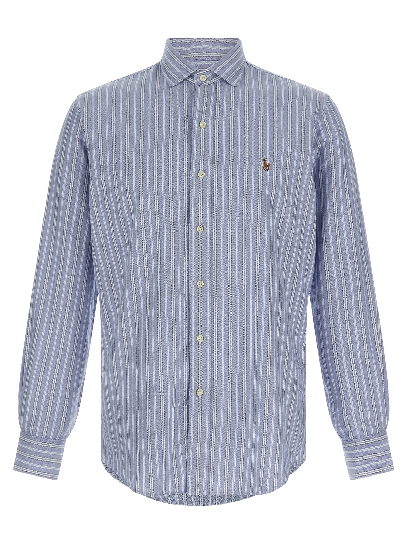 Striped shirt Light Blue Cotton Shirt, Blouse