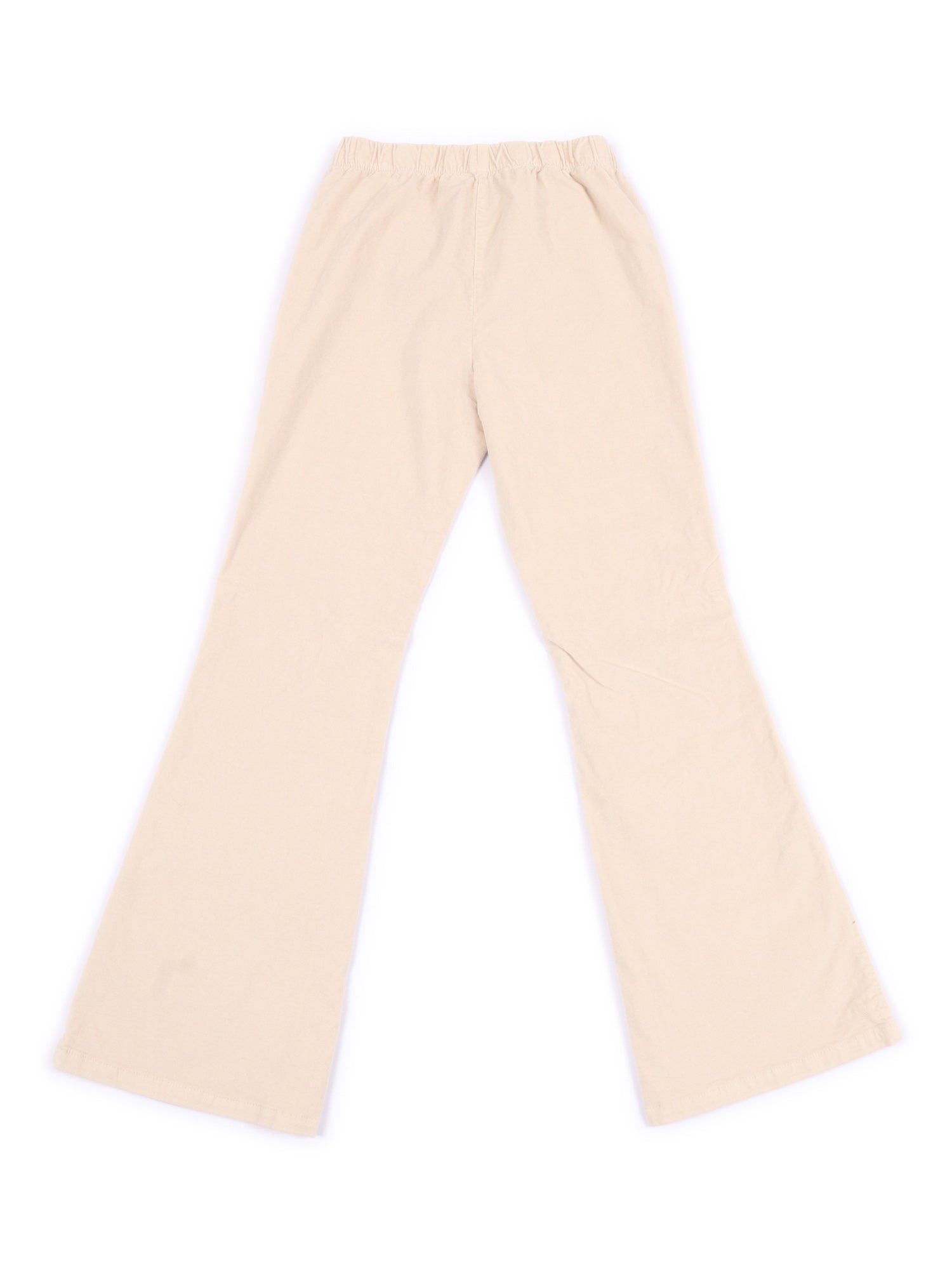 Pants Beige Cotton Elastane