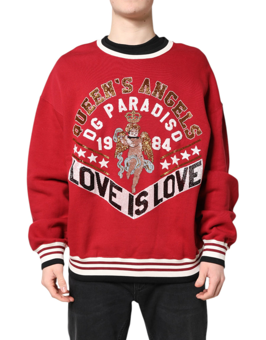 Dolce & Gabbana 80% Cotton 20% Polyester sweatshirt in red