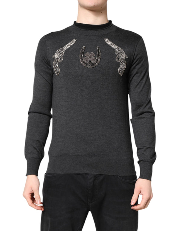 Dolce & Gabbana 100% Cashmere sweater in gray