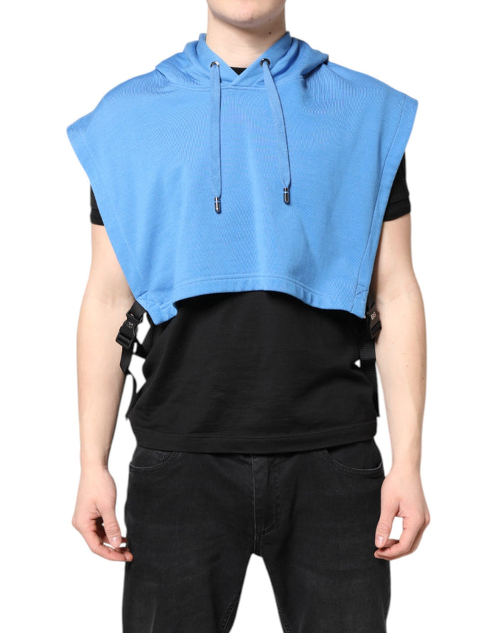 Dolce & Gabbana 89% Cotton 11% Polyester vest in blue — view 2