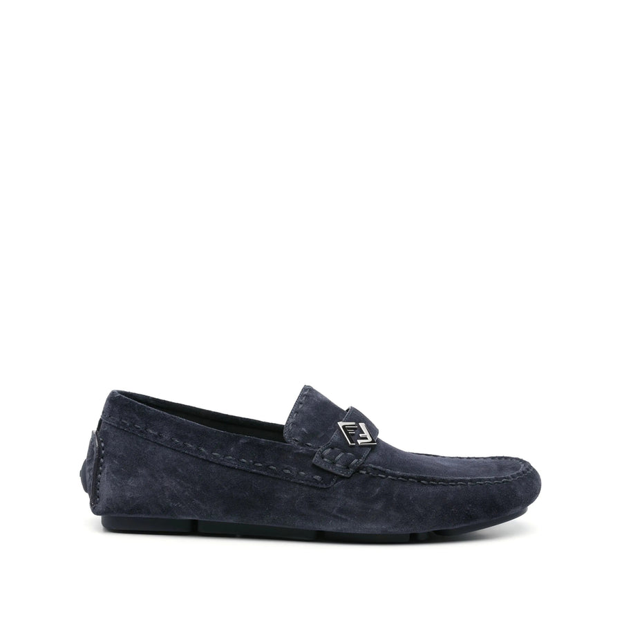Suede Loafers Blue