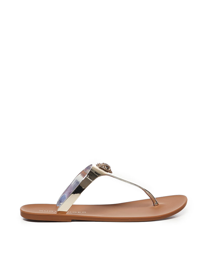 Kurt Geiger Sandals Brown Polyester