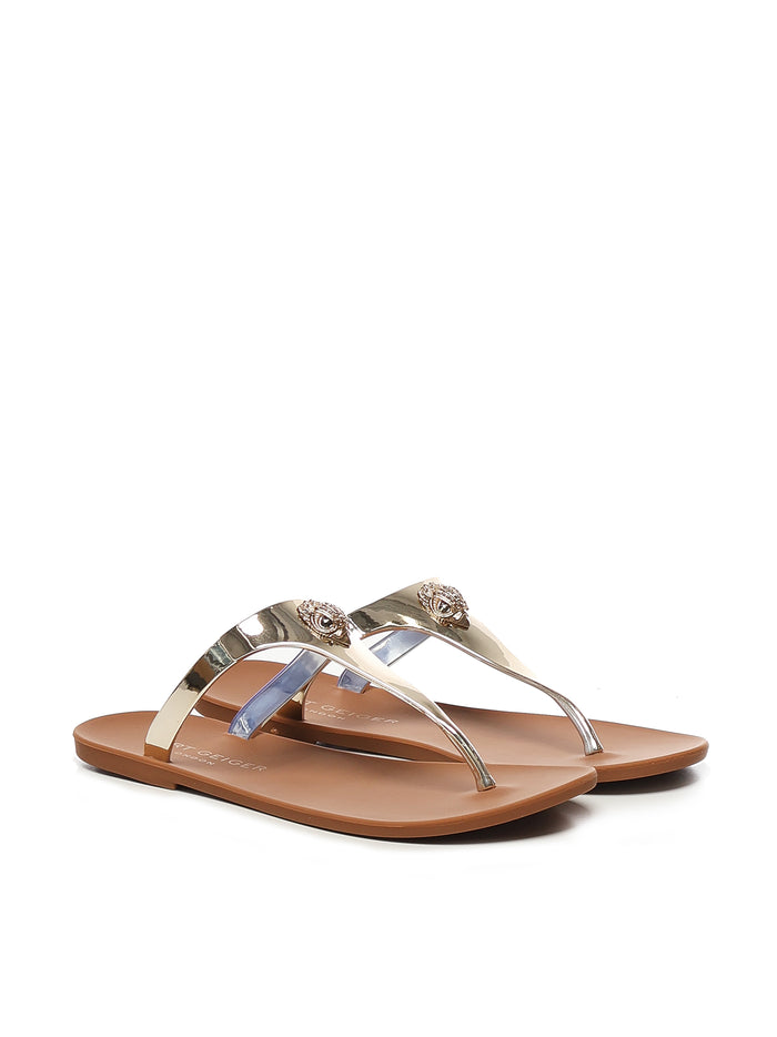 Kurt Geiger Sandals Brown Polyester