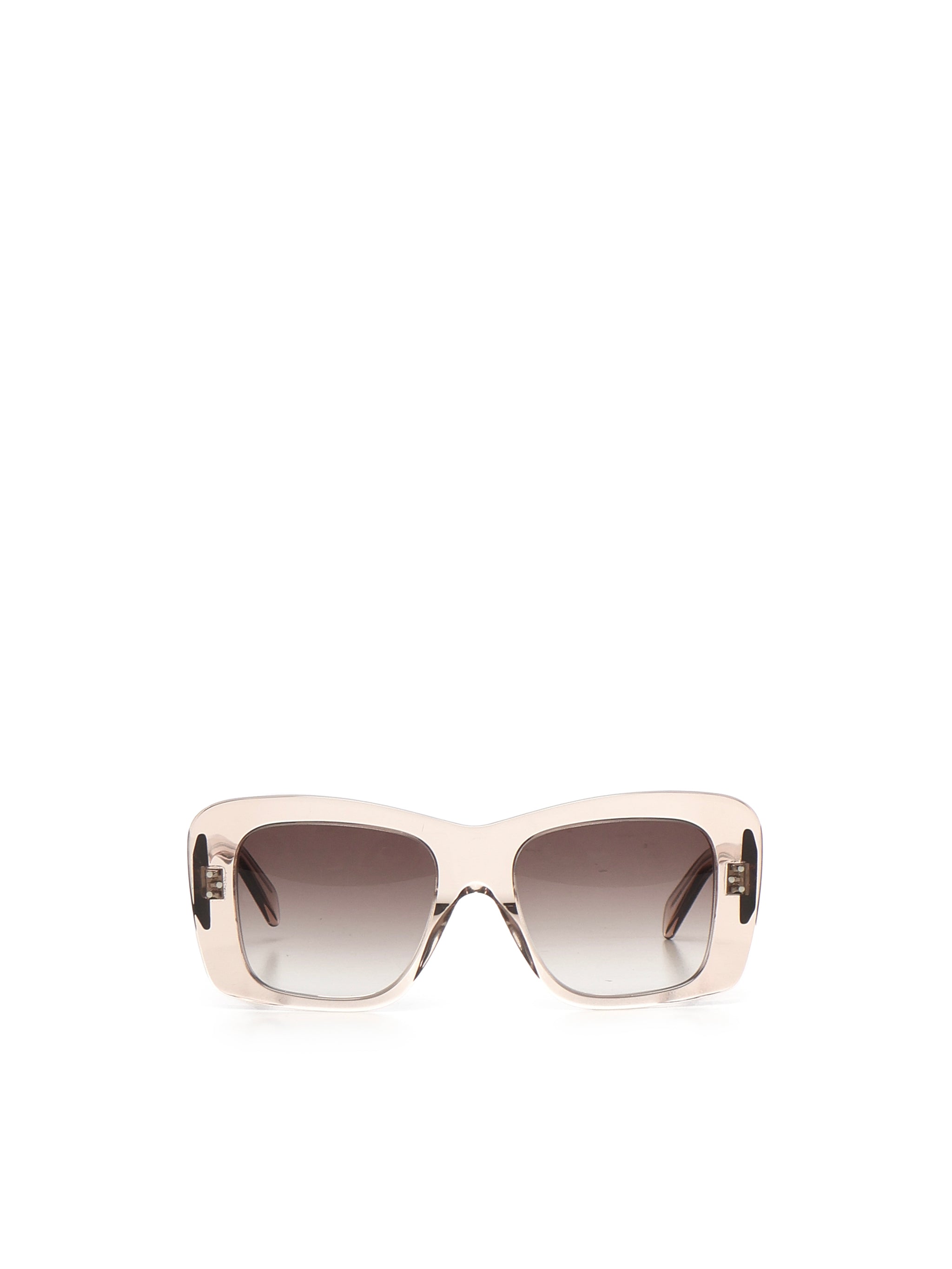 Céline Sunglasses Transparent Taupe Acetate