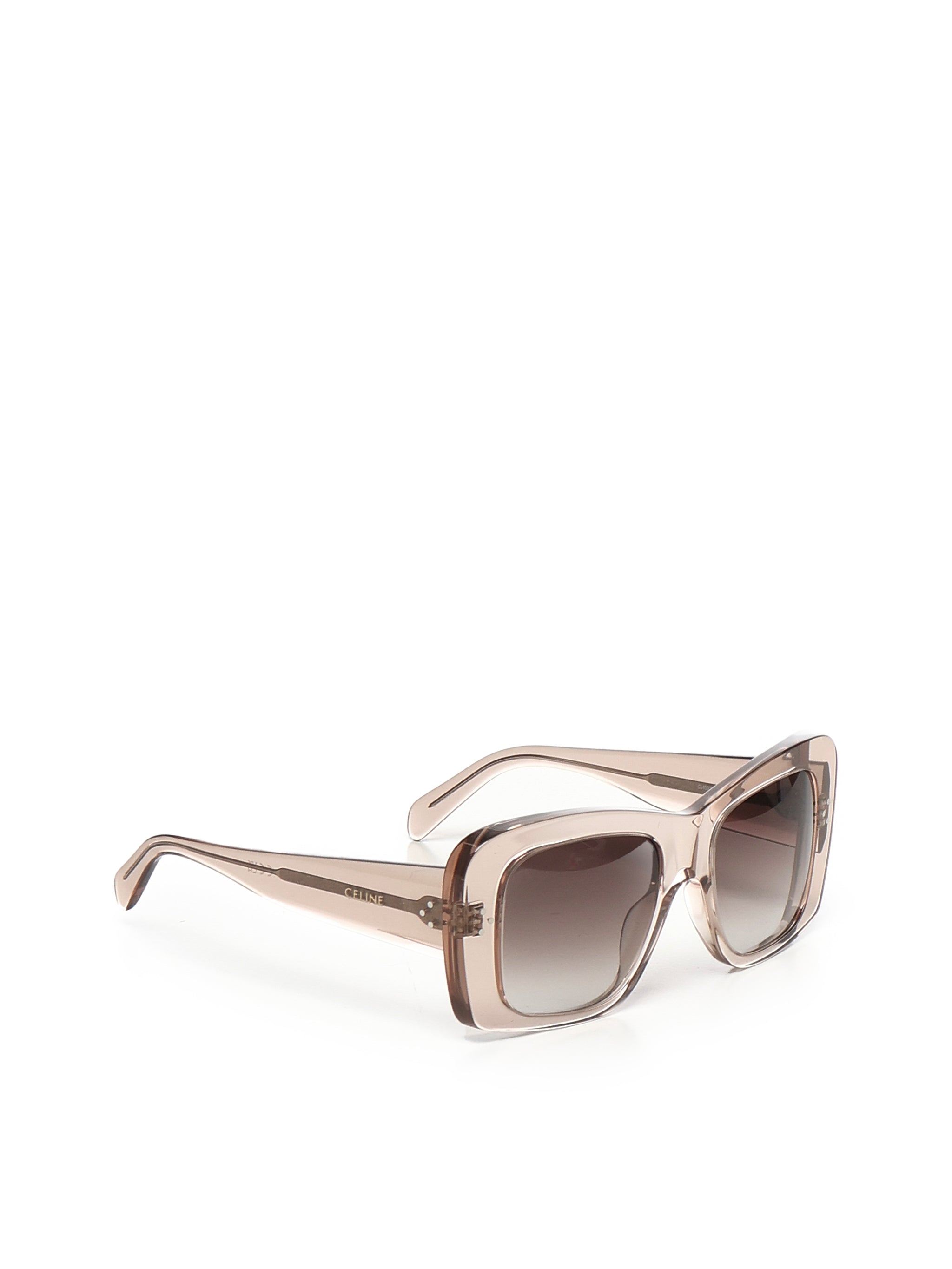 Céline Sunglasses Transparent Taupe Acetate