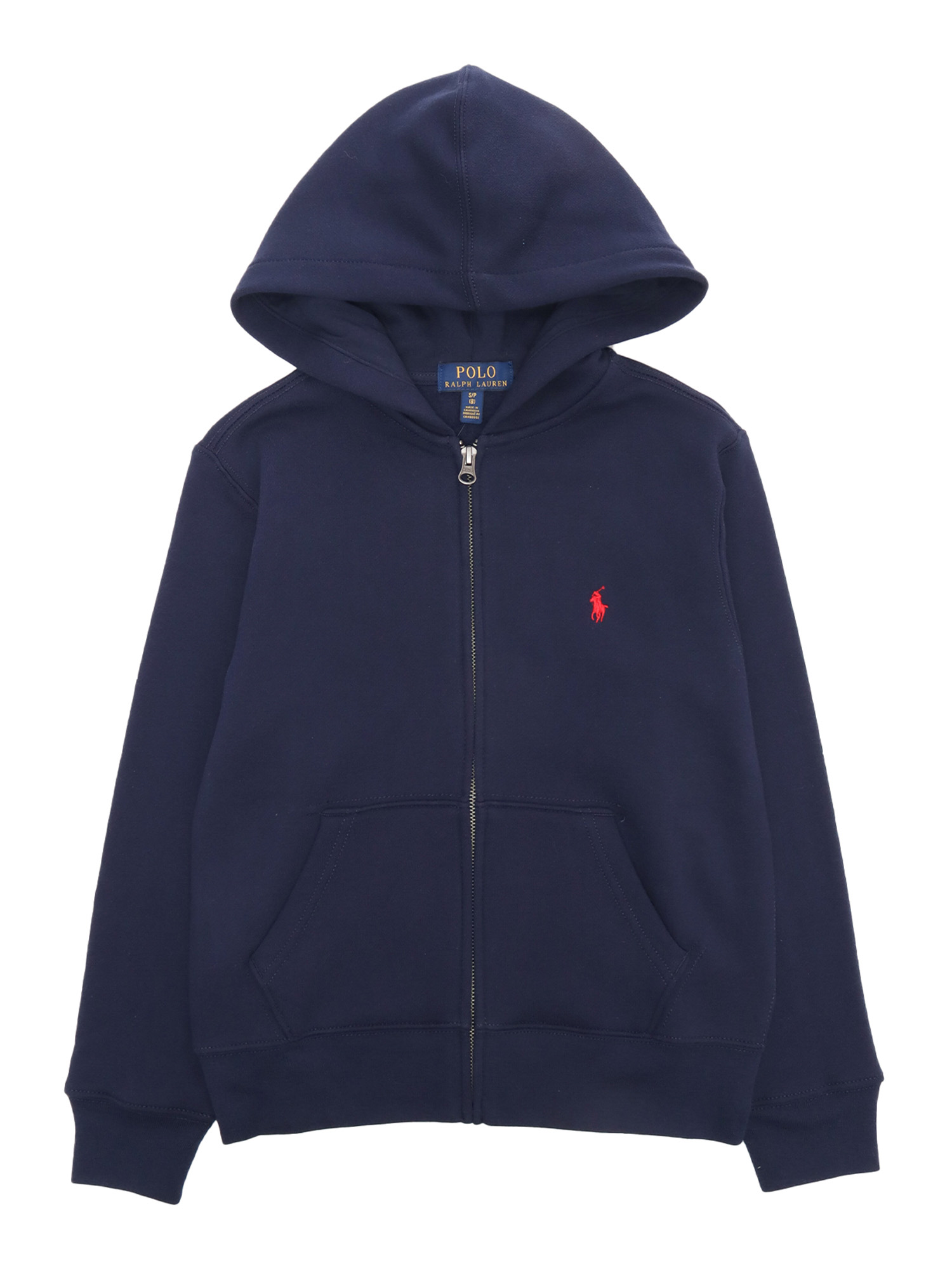 FZ HOOD-TOPS-KNIT Blue Cotton Polyester Sweatshirt