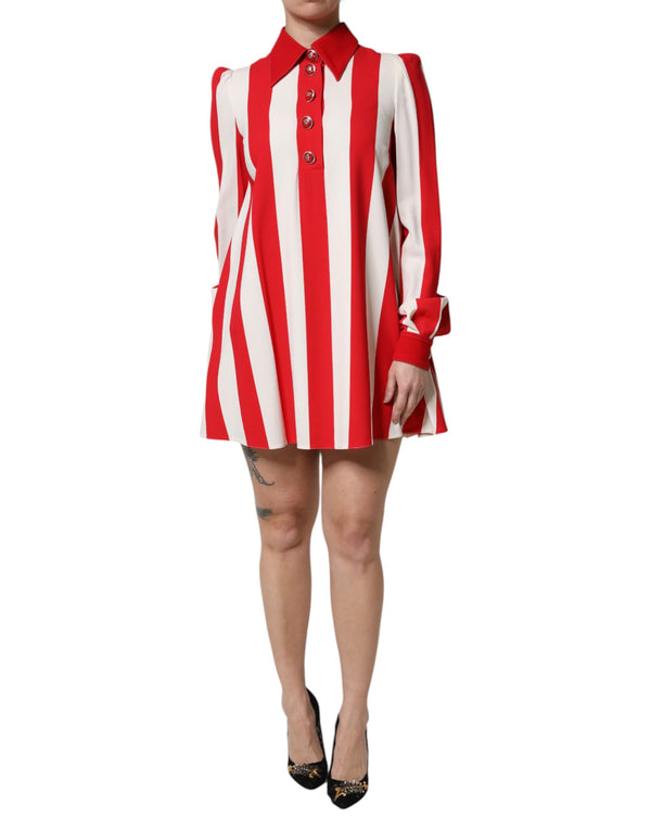 Dolce & Gabbana 92% Viscose dress in red