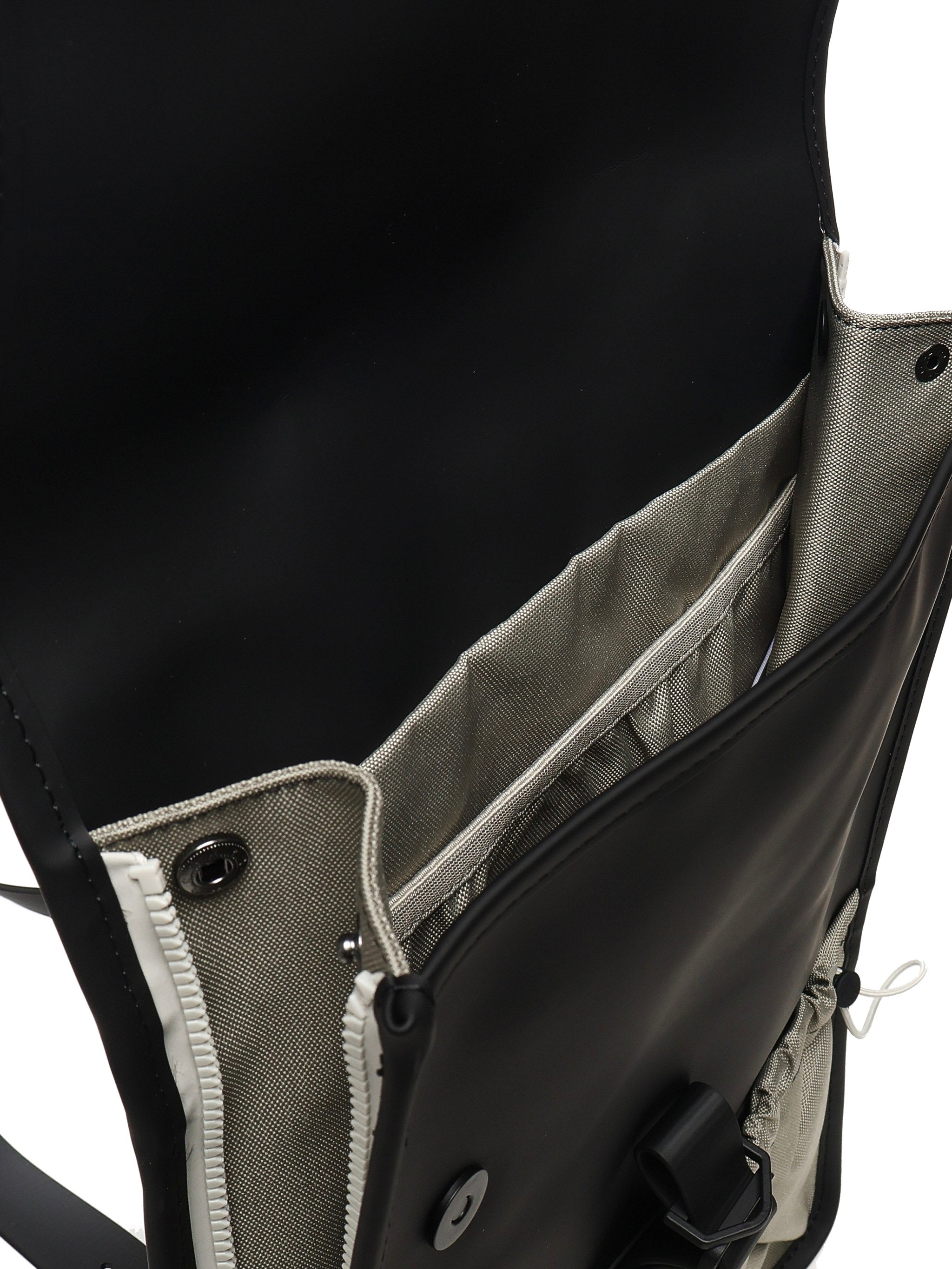 Rains Bags Black Polyurethane