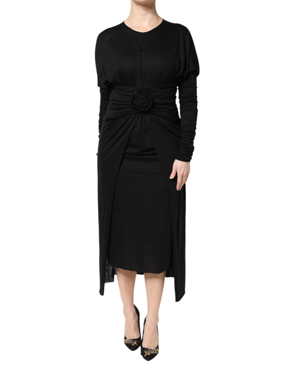 Dolce & Gabbana 100% Wool dress in black