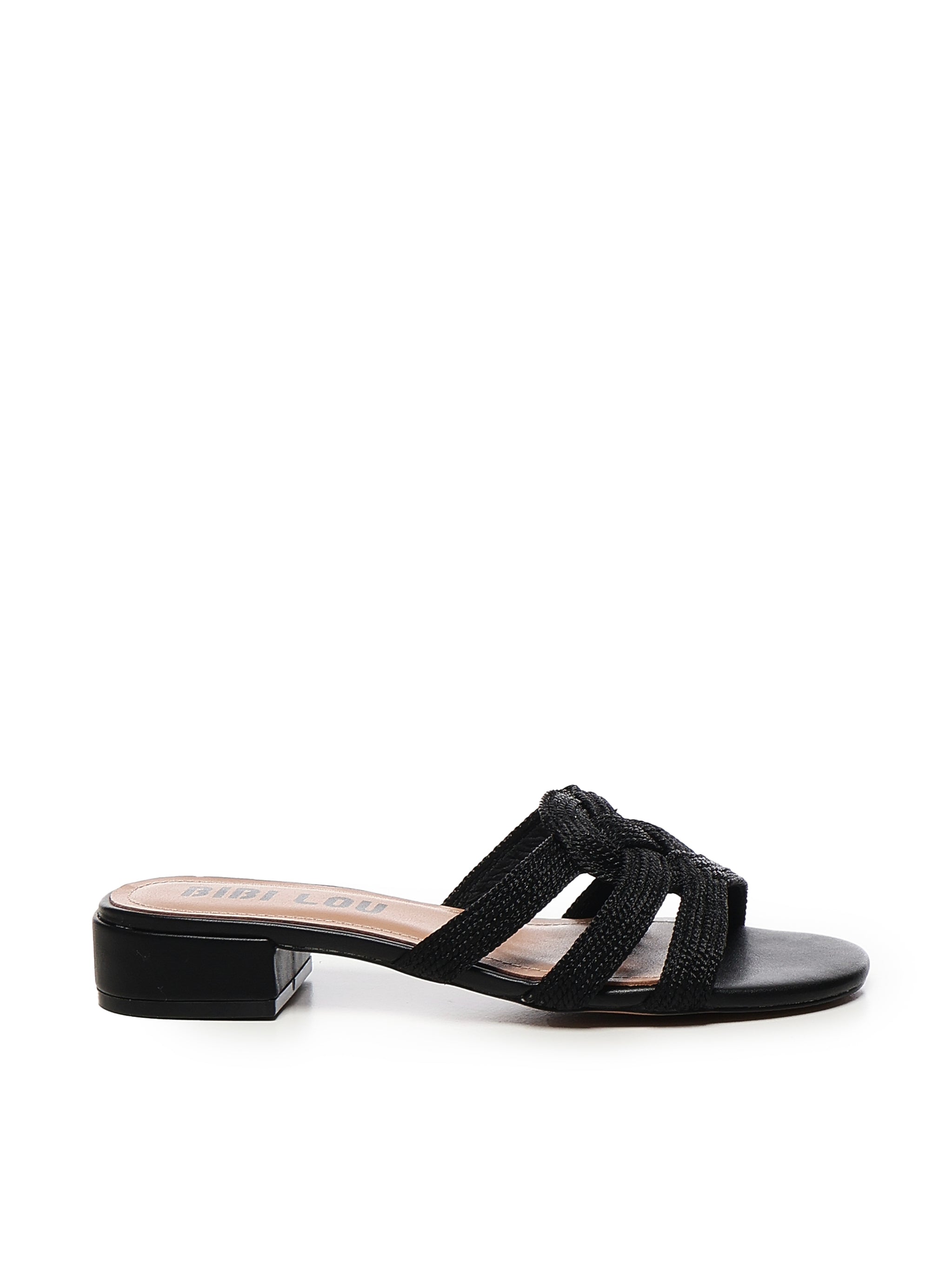 BIBI LOU Sandals Black Textile - Polyurethane