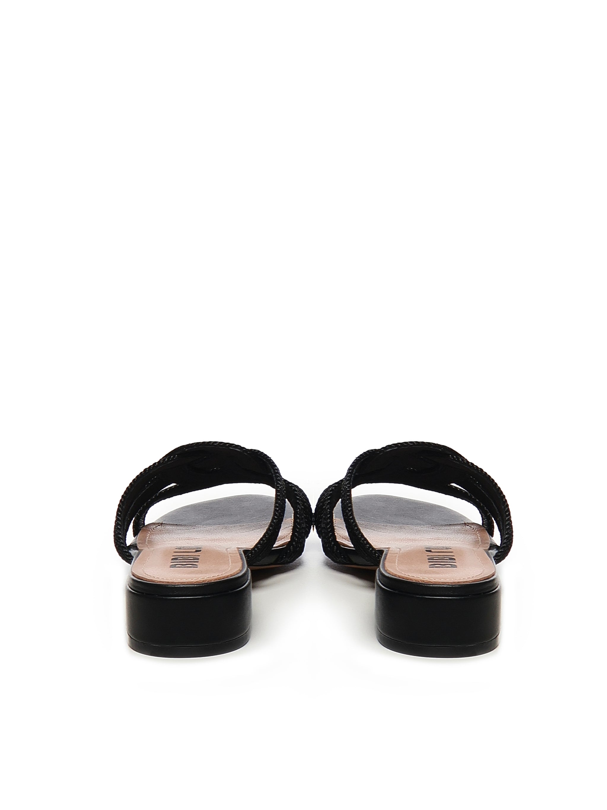 BIBI LOU Sandals Black Textile - Polyurethane