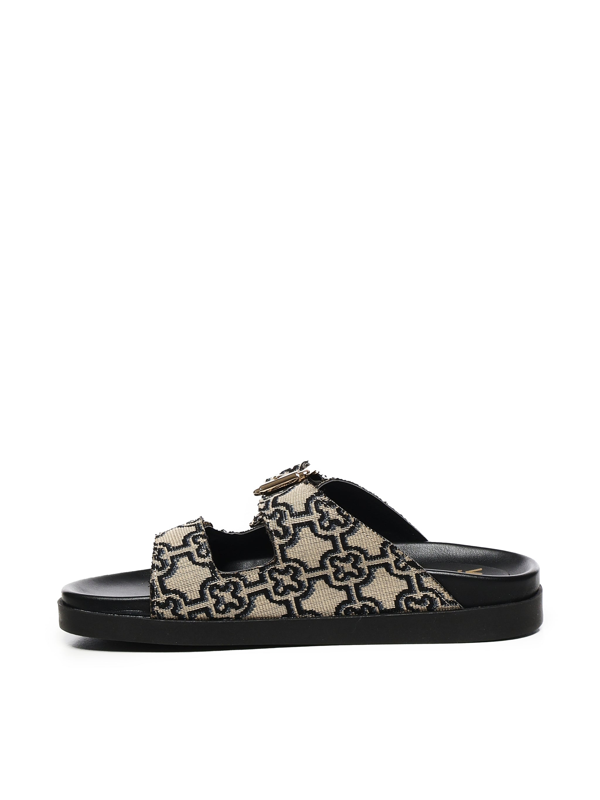 V° 73 Sandals Black Polyester