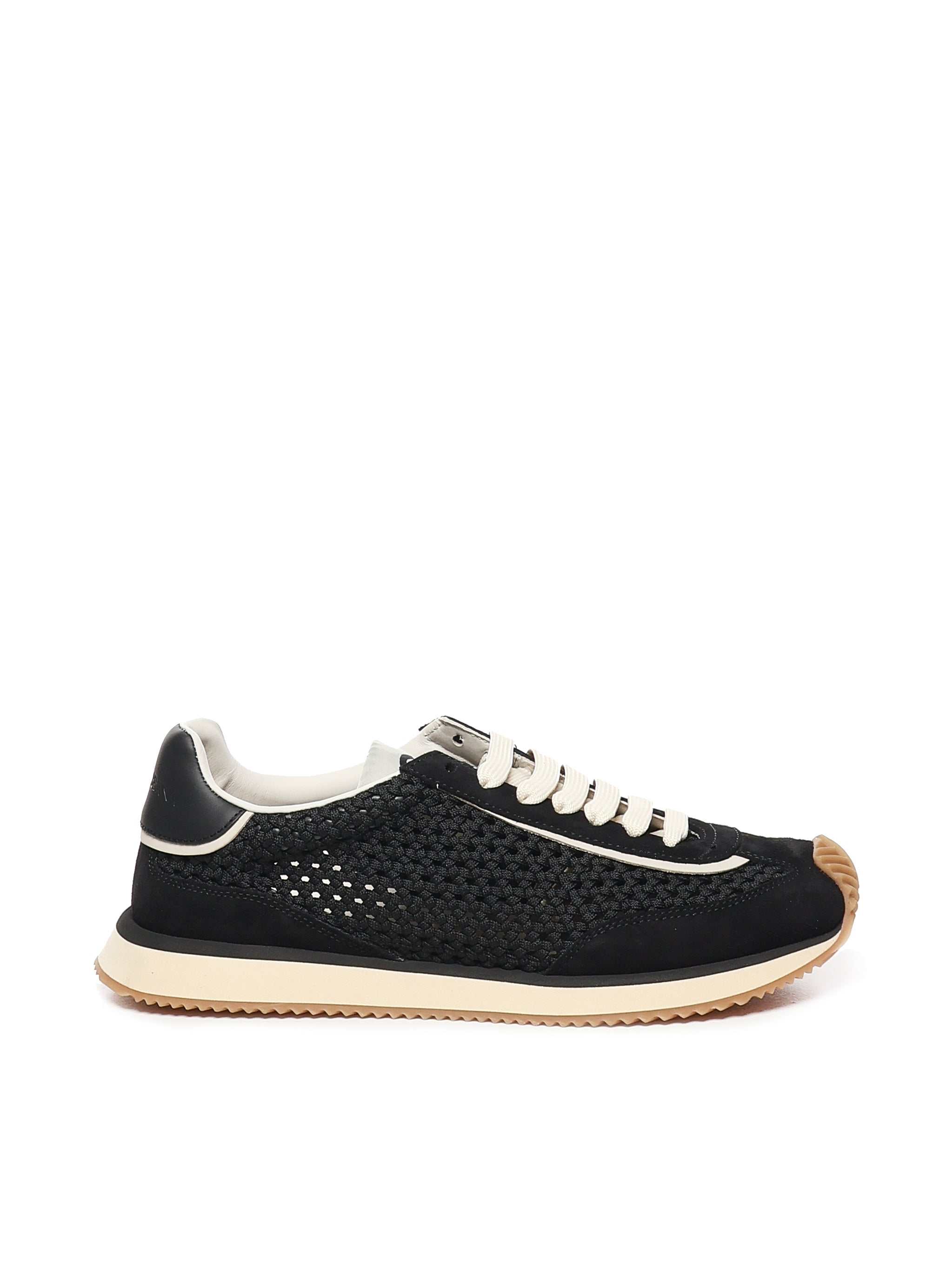 Dolce & Gabbana Sneakers Black Polyester Calfskin