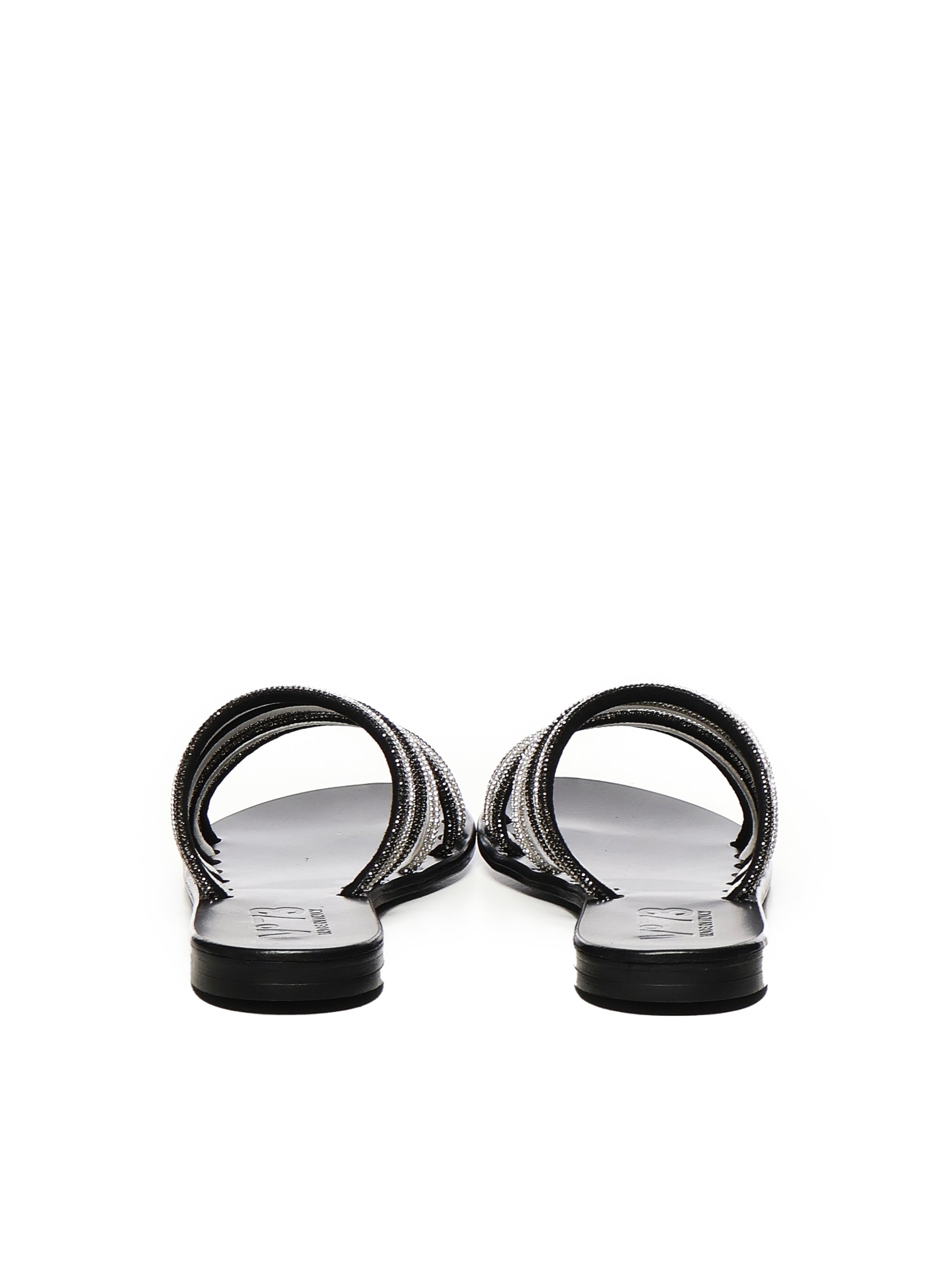 V° 73 Sandals Black Polyurethane