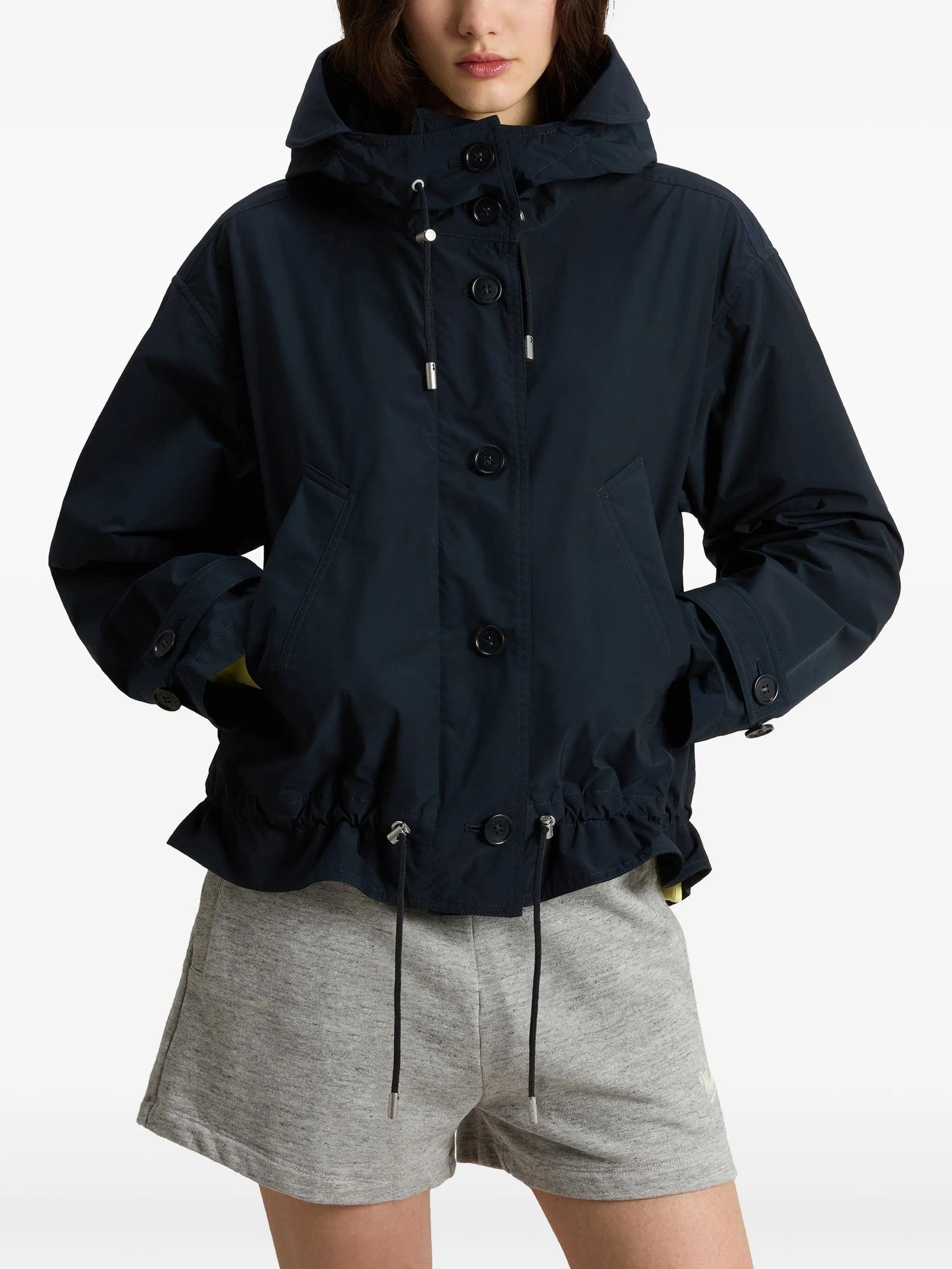 Summer Short Parka Blue Giacca