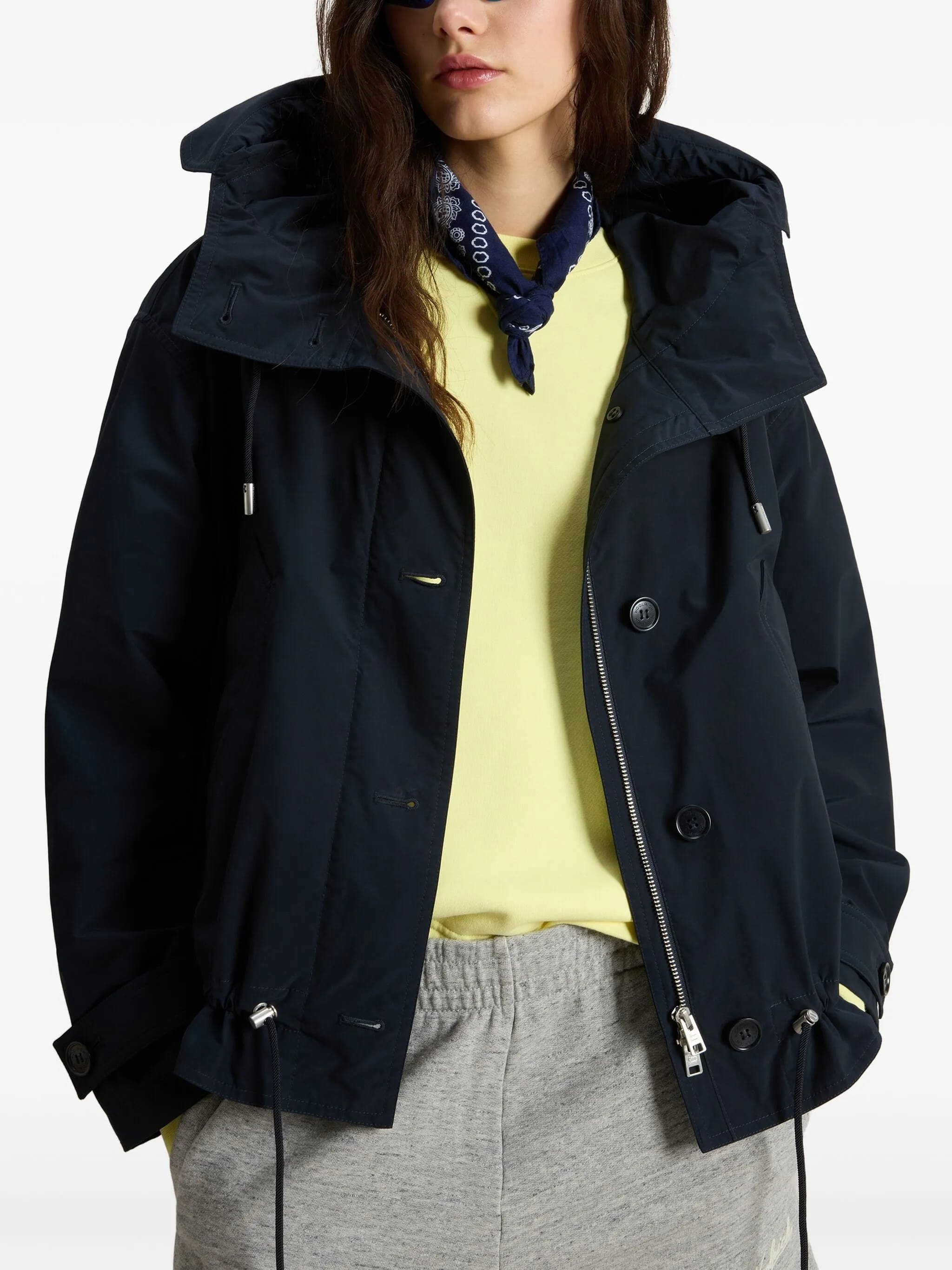Summer Short Parka Blue Giacca
